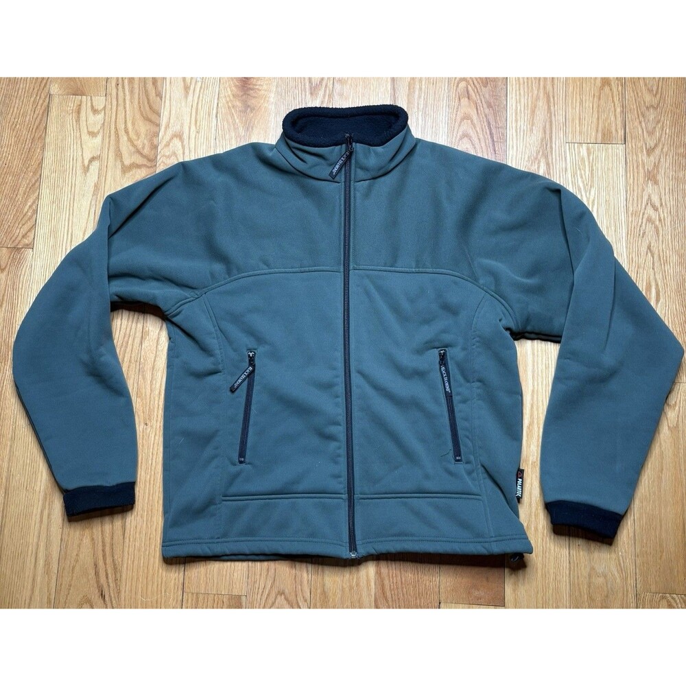 Black Diamond Fleece Jacket Mens XL Green Fleece Lined Polartec Full Zip Jacket